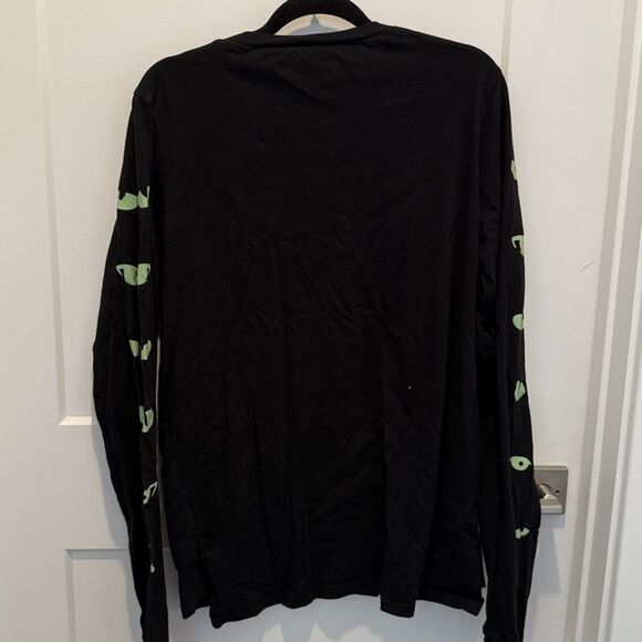 Trickz N Treatz Goth Glow In Dark Creep Long Sleeve Shirt, Size XL, Unisex - Picture 5 of 14